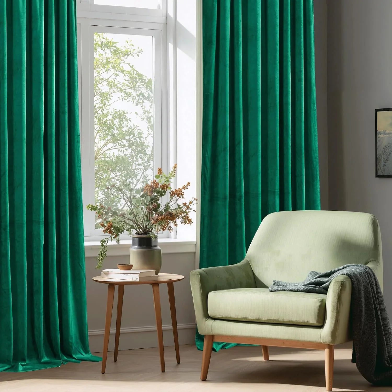 velvet curtains